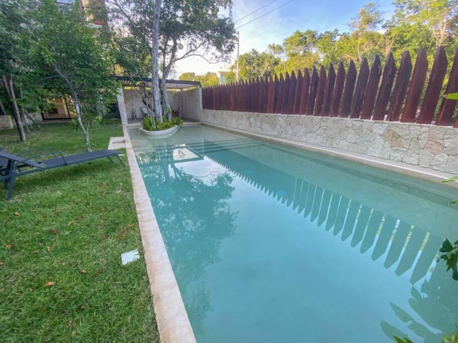 Villa Loft increíble king size Alberca infinita,Gym en medio de la selva Tulum Exterior foto