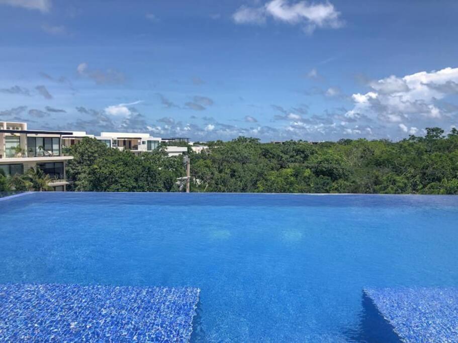 Villa Loft increíble king size Alberca infinita,Gym en medio de la selva Tulum Exterior foto