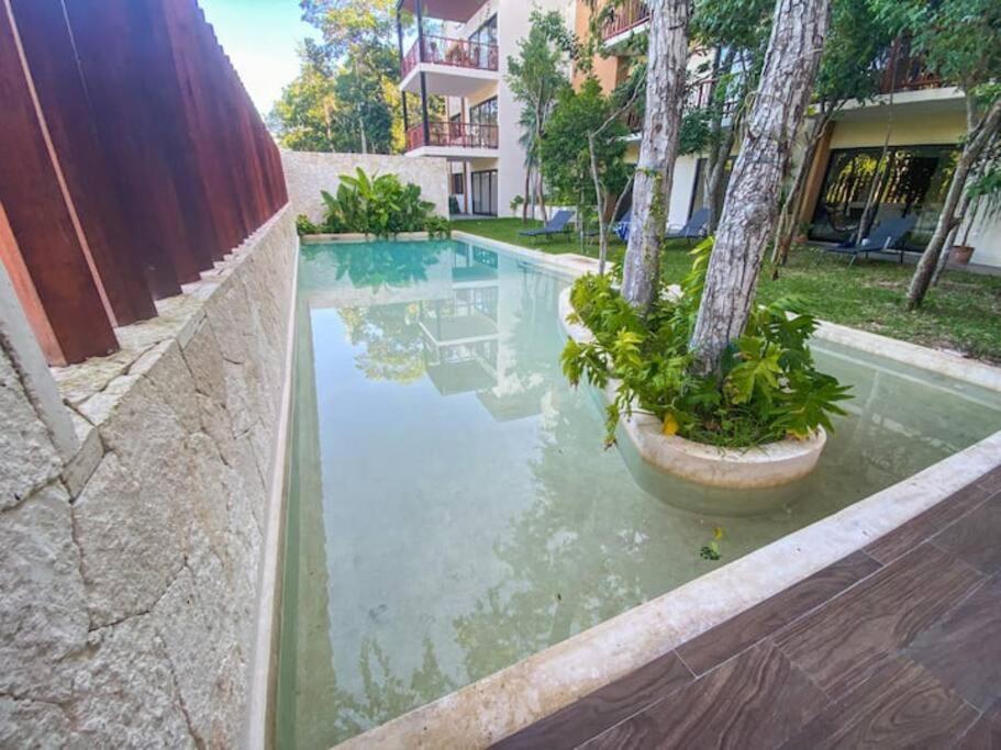 Villa Loft increíble king size Alberca infinita,Gym en medio de la selva Tulum Exterior foto