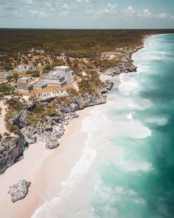 Villa Loft increíble king size Alberca infinita,Gym en medio de la selva Tulum Exterior foto